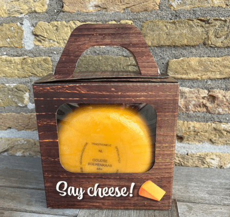 Baby Gouda kaasje in cadeaukoffer